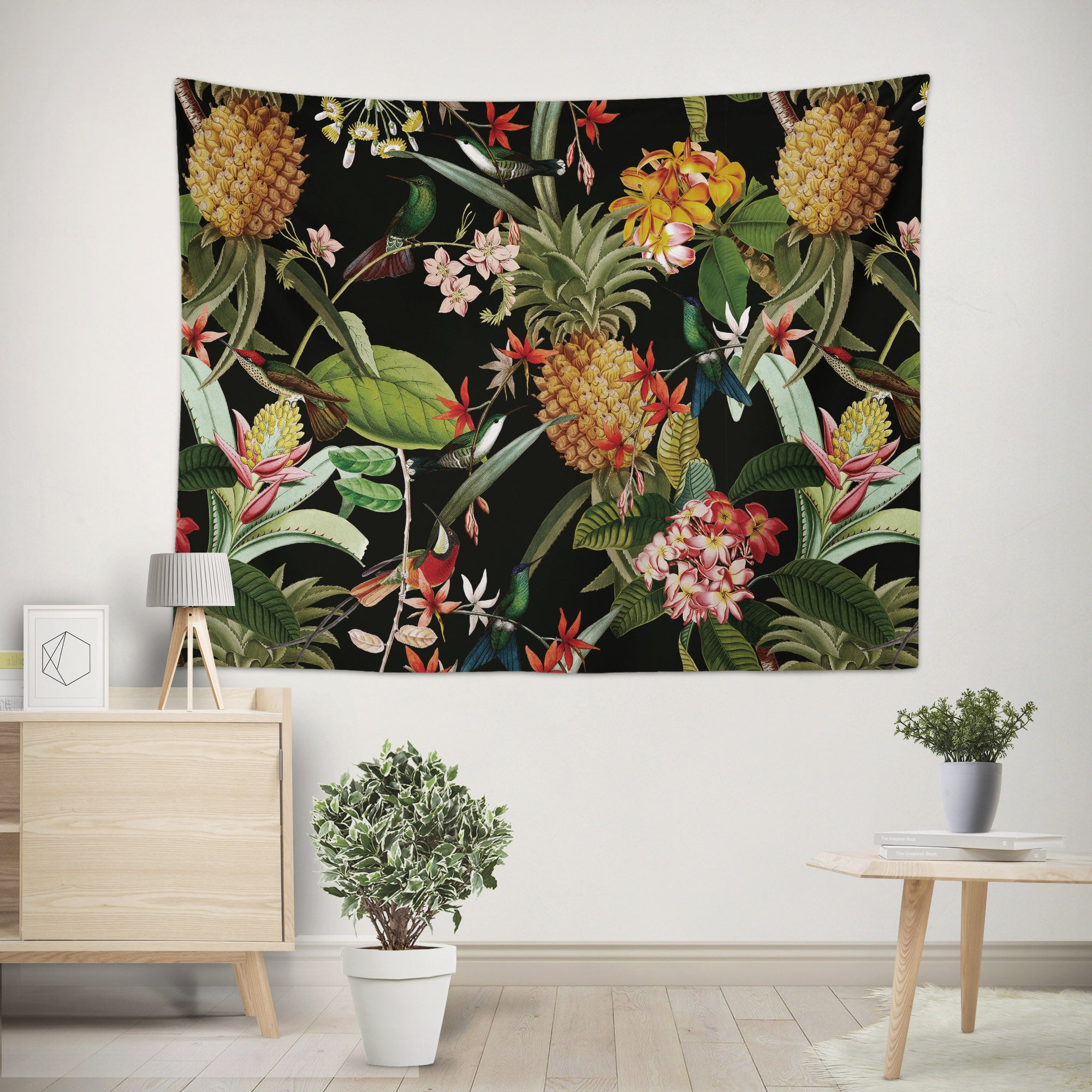 3D Pineapple Petal 5341 Uta Naumann Tapestry Hanging Cloth Hang