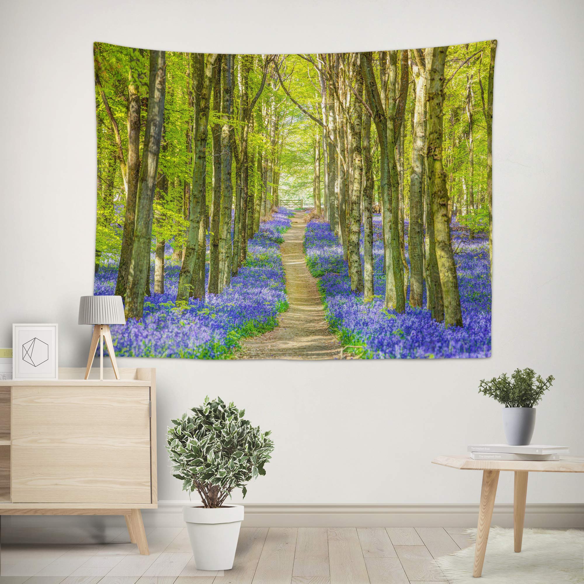 3D Forest Flower Bush 112180 Assaf Frank Tapestry Hanging Cloth Hang
