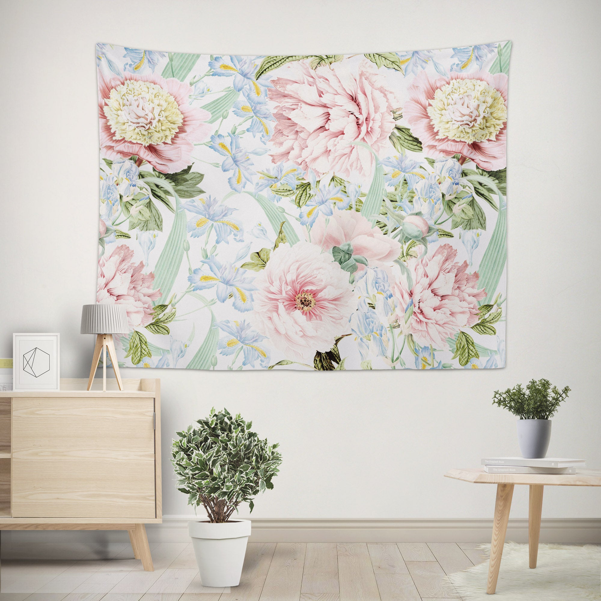 3D Pink Flower 5353 Uta Naumann Tapestry Hanging Cloth Hang