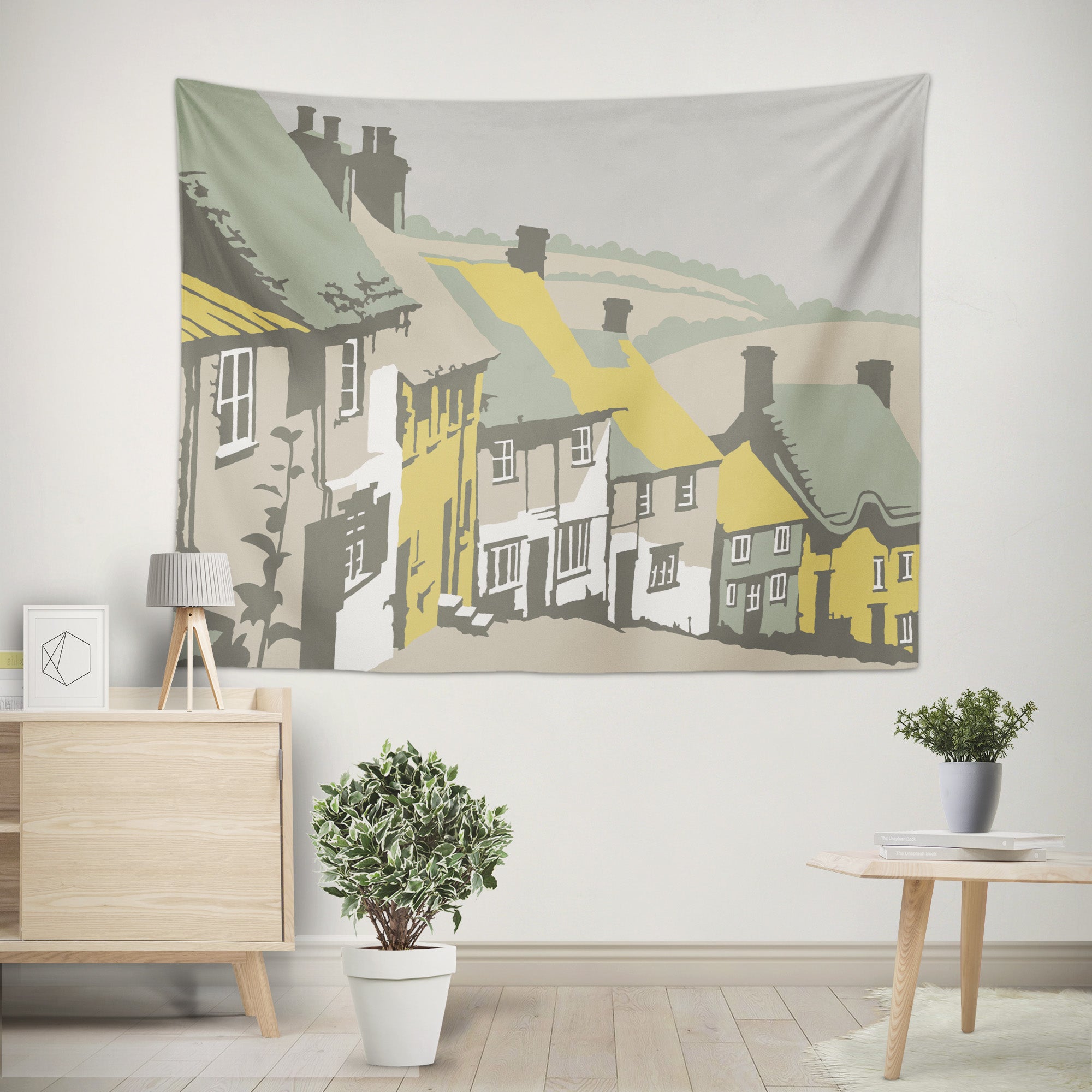 3D Colorful House 5306 Steve Read Tapestry Hanging Cloth Hang