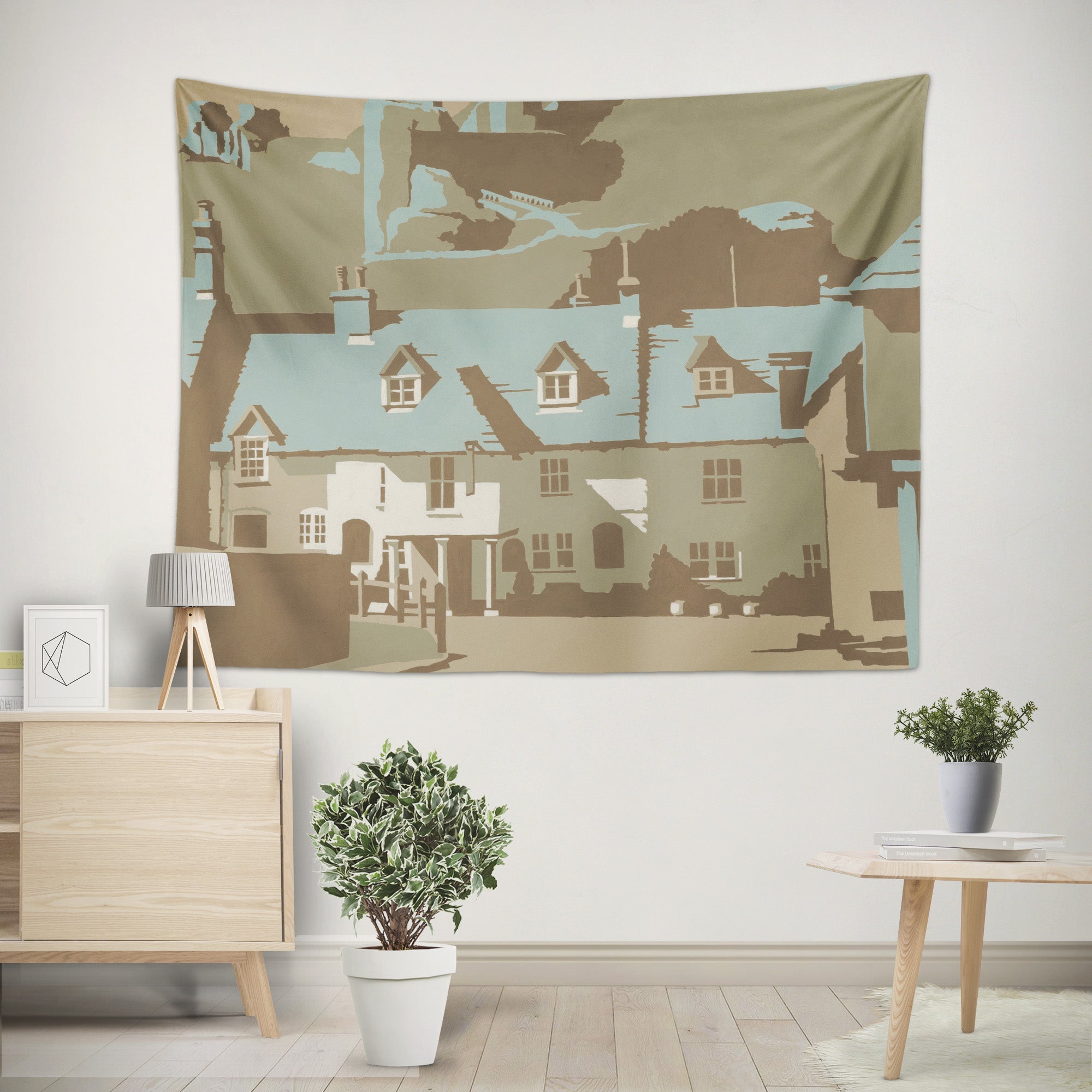 3D Country House 1016 Steve Read Tapestry Hanging Cloth Hang