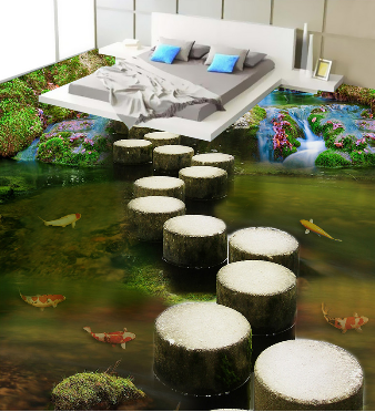 3D Tree Stump 396 Floor Mural Wallpaper AJ Wallpaper 2 