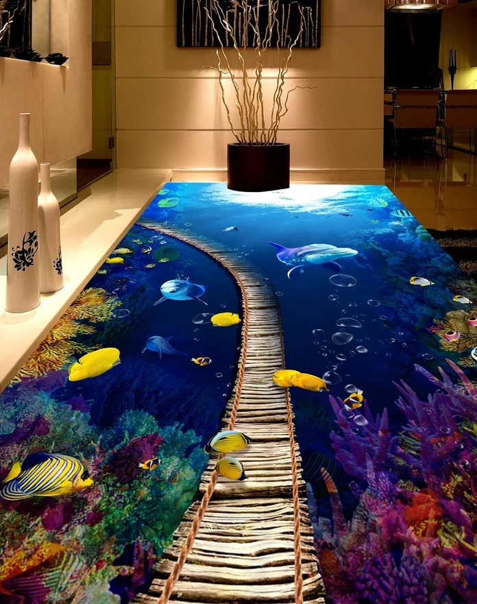 3D Ocean Road 554 Floor Mural  Wallpaper Murals Rug & Mat Print Epoxy waterproof bath floor