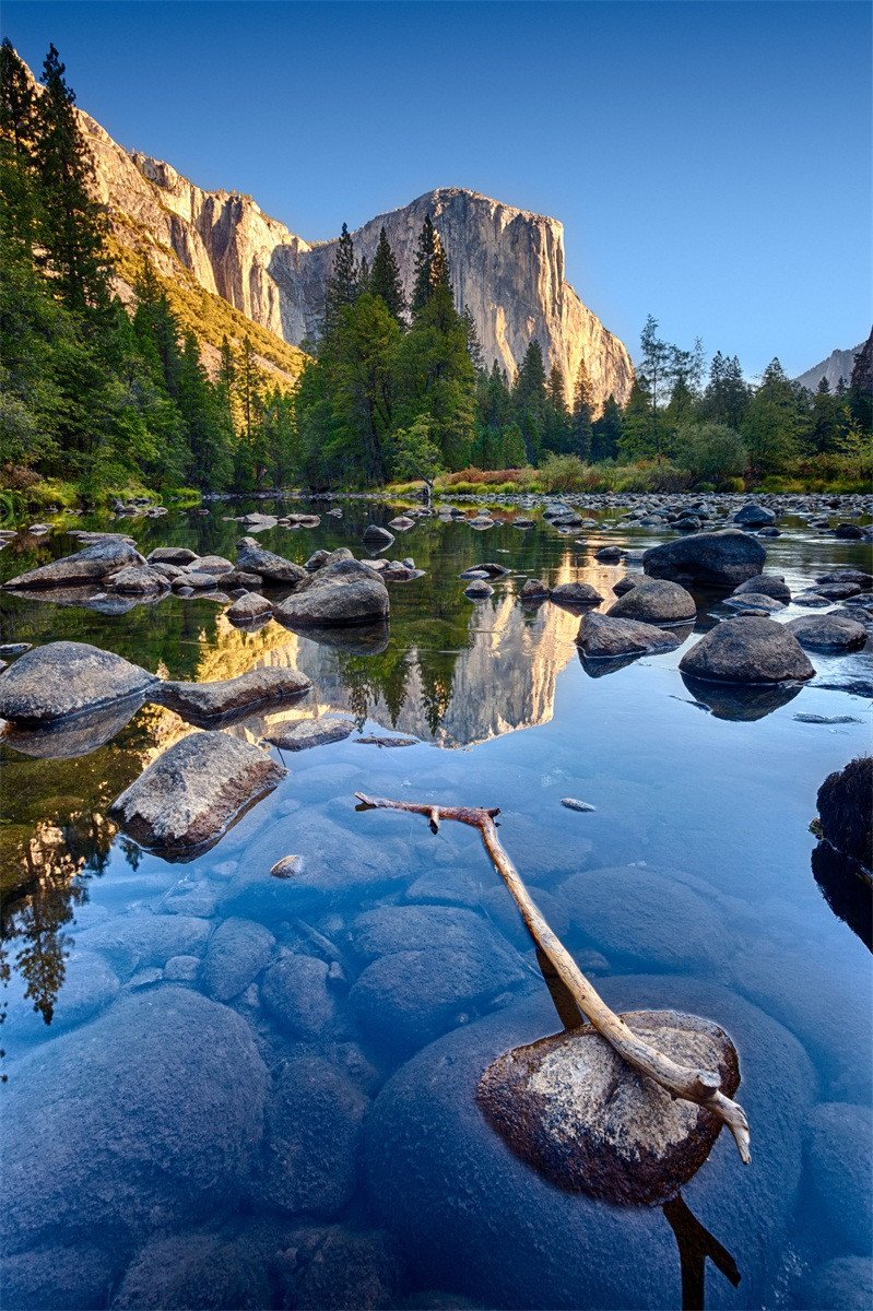 3D Mountains River Stones 206 Stair Risers Wallpaper AJ Wallpaper 