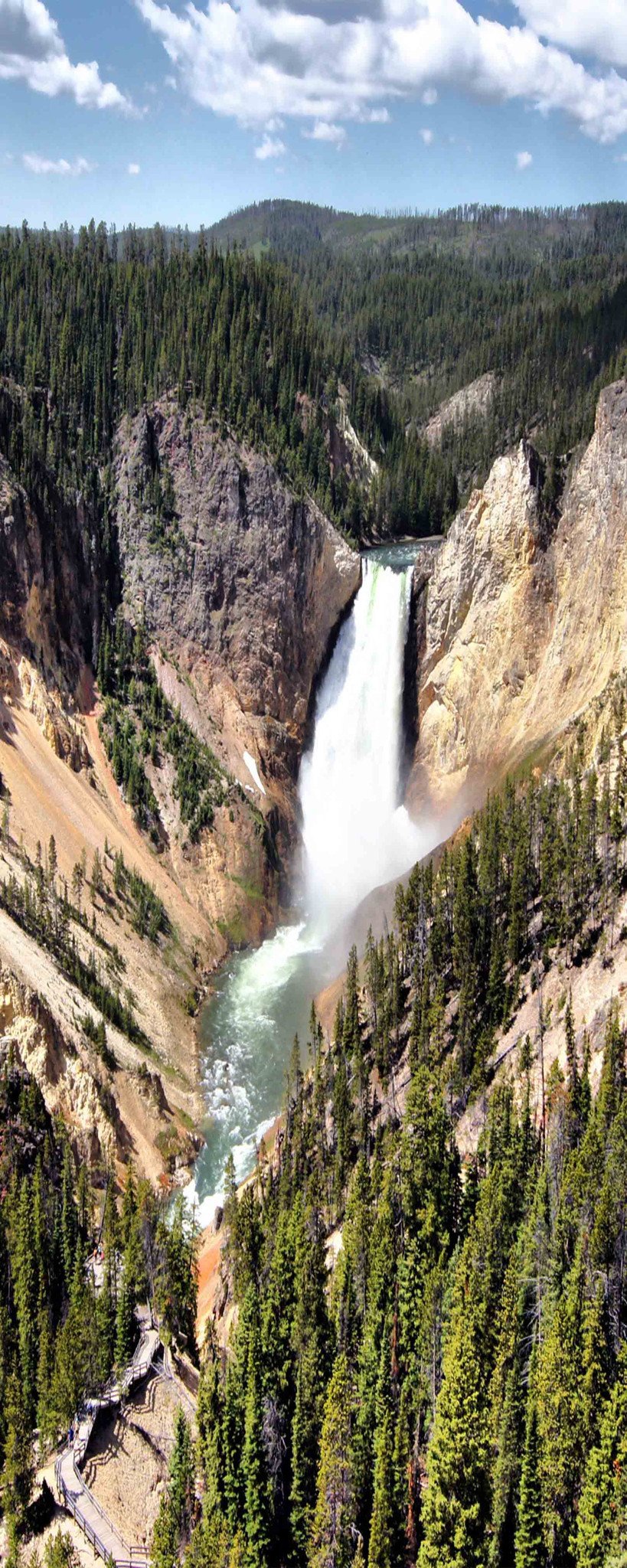 3D Valley River Waterfall 906 Stair Risers Wallpaper AJ Wallpaper 