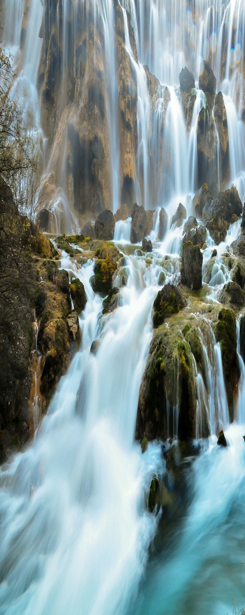 3D Beautiful Waterfall 901 Stair Risers Wallpaper AJ Wallpaper 