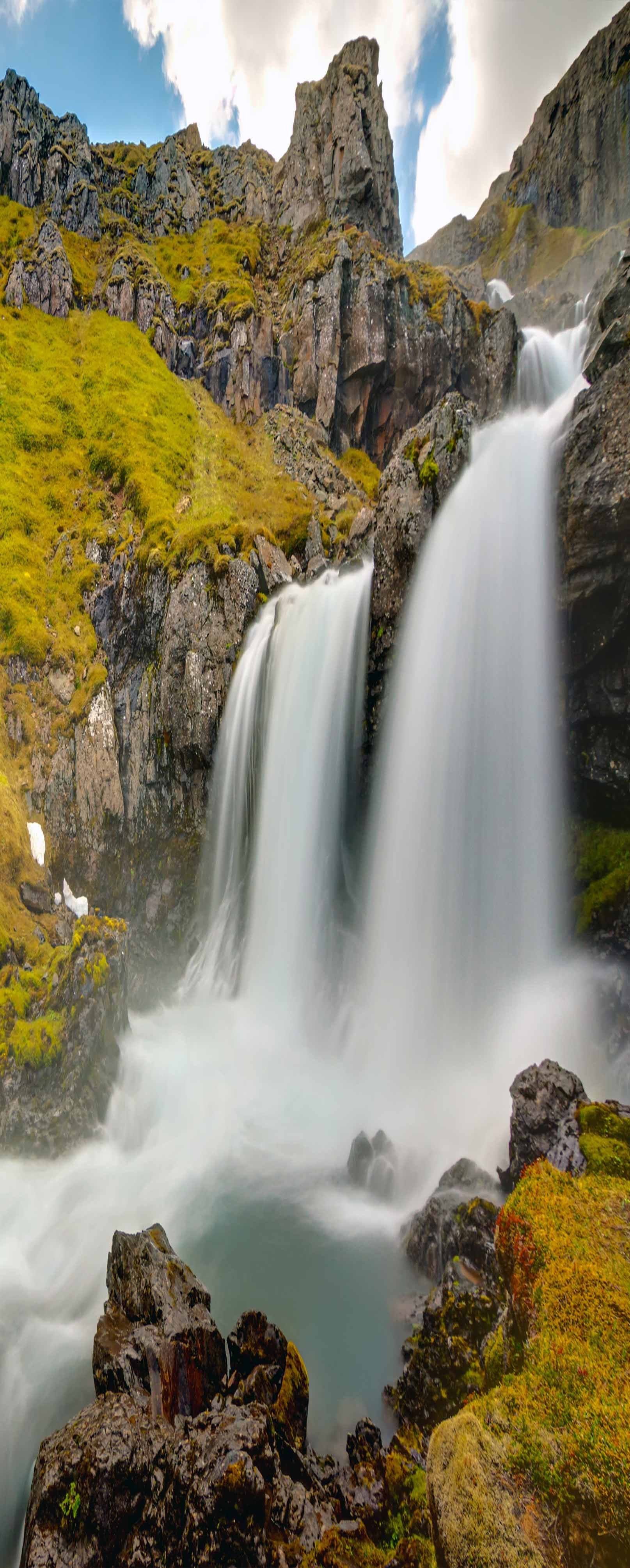 3D Kistler Waterfalls 711 Stair Risers Wallpaper AJ Wallpaper 