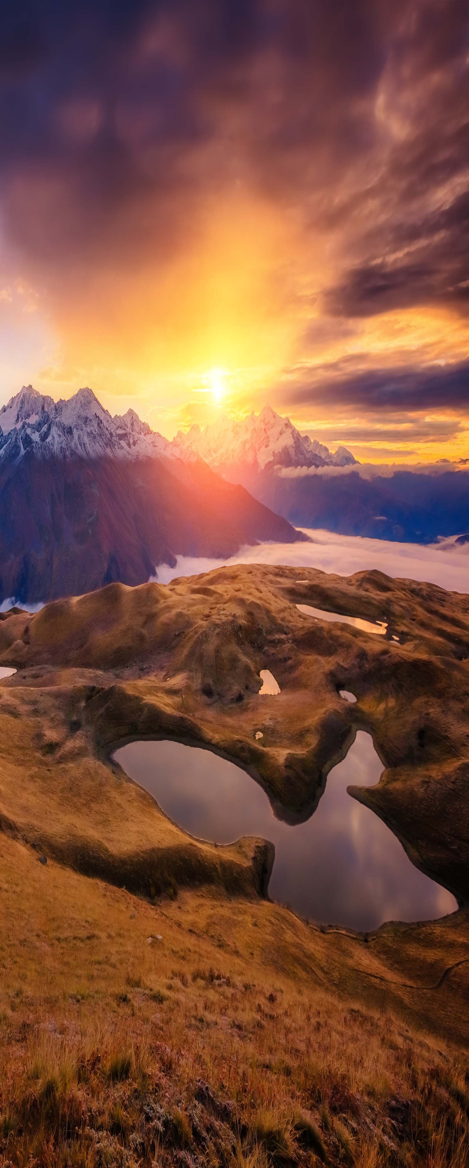 3D Snow Mountains Sunset 898 Stair Risers Wallpaper AJ Wallpaper 