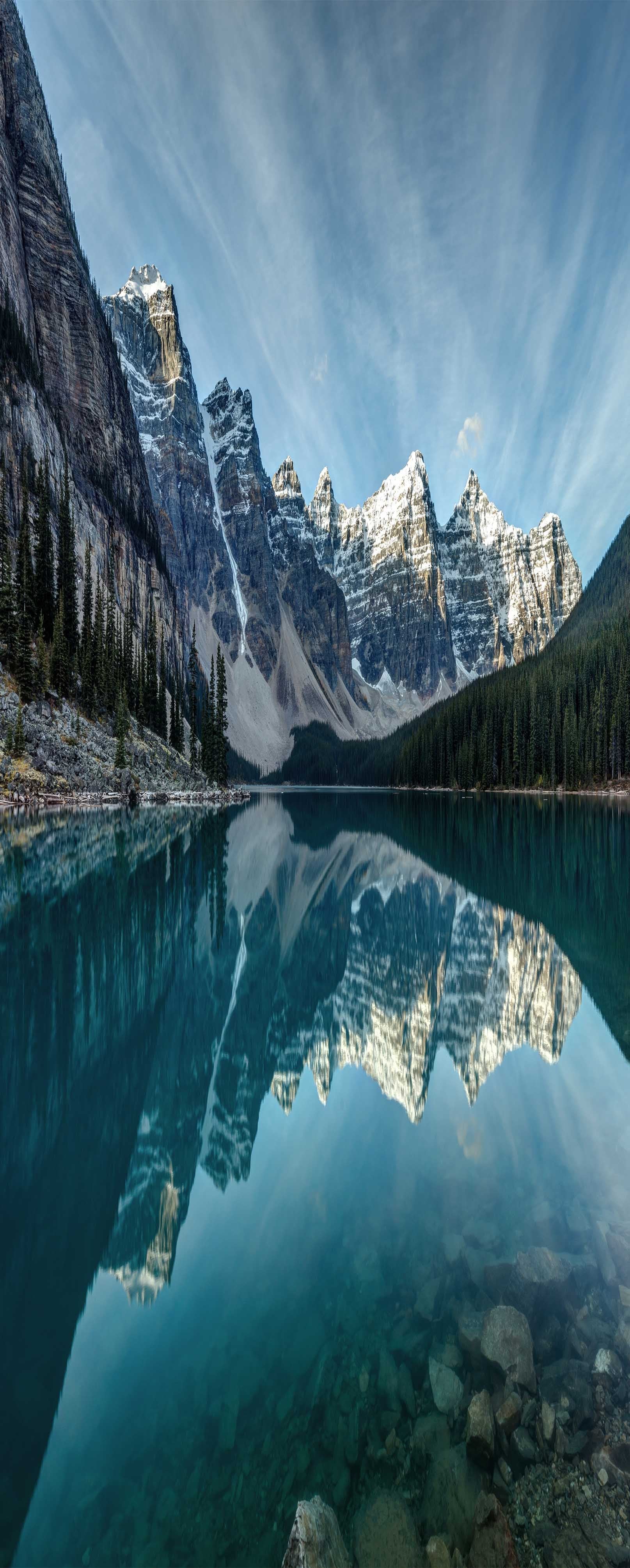 3D Snow Mountains Lake 873 Stair Risers Wallpaper AJ Wallpaper 