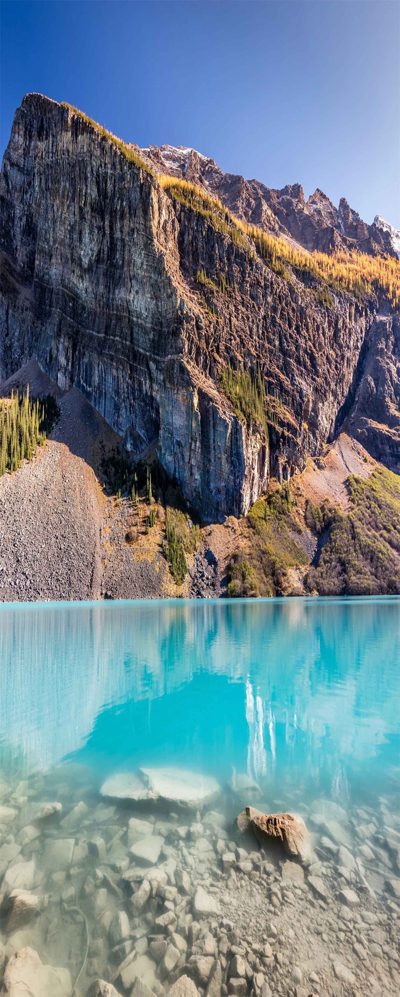 3D Pretty Blue Lake 871 Stair Risers Wallpaper AJ Wallpaper 