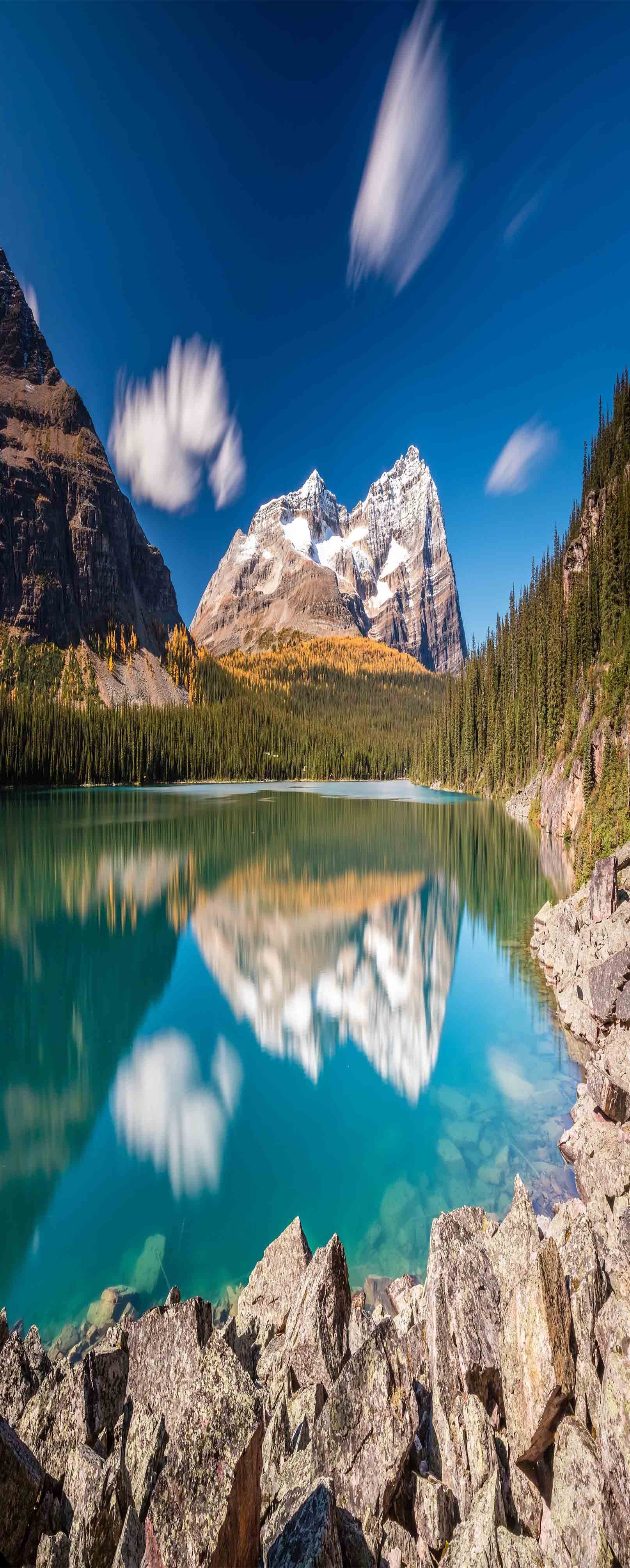 3D Blue Lake Landscape 861 Stair Risers Wallpaper AJ Wallpaper 