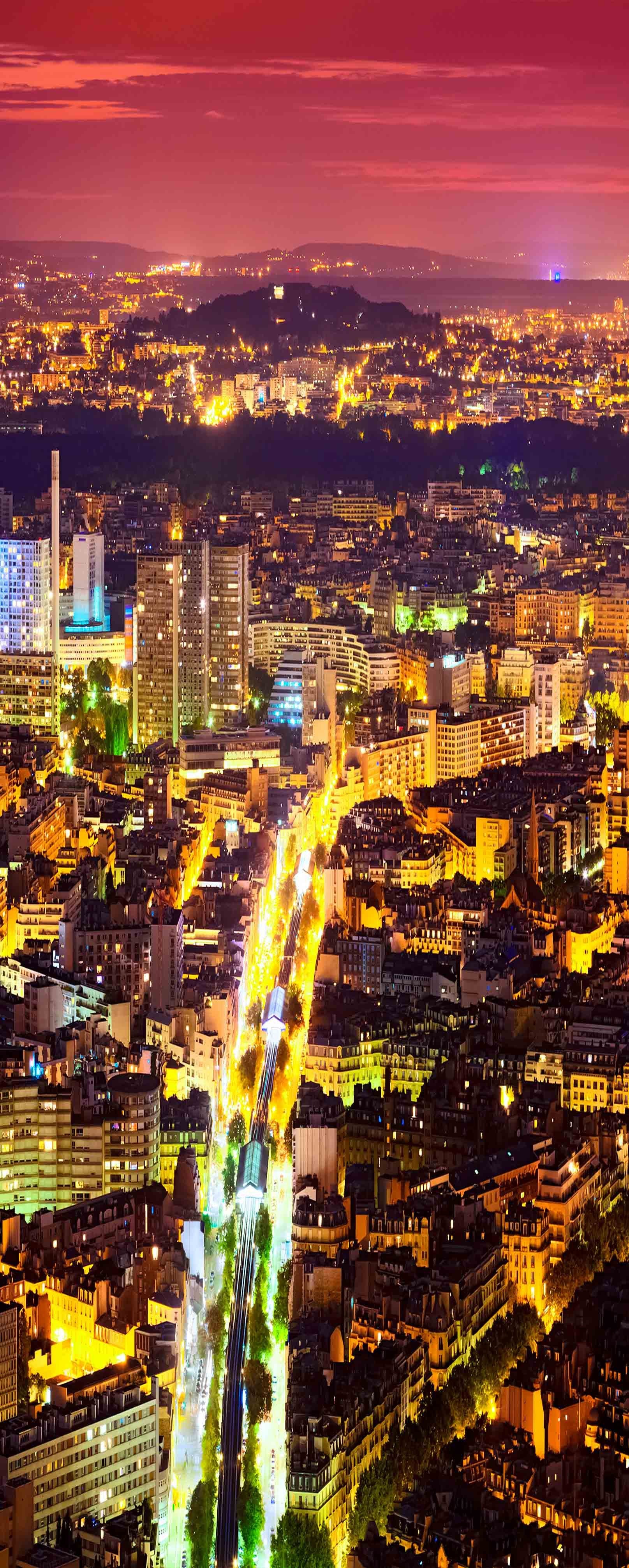 3D Bright City Night 851 Stair Risers Wallpaper AJ Wallpaper 