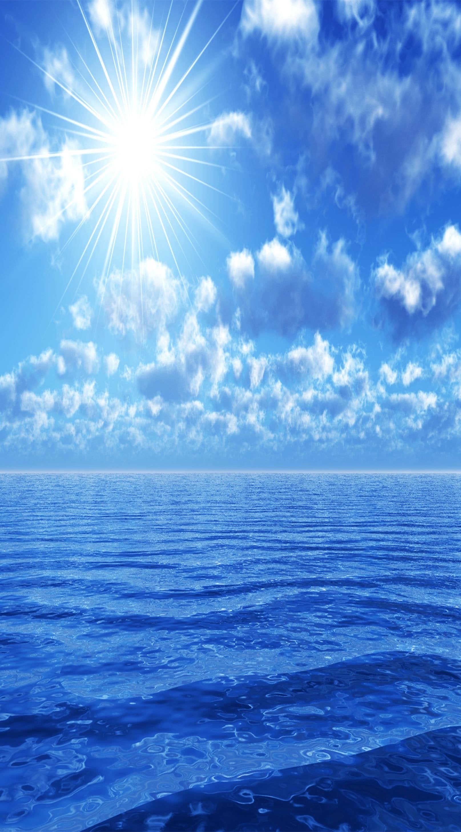 3D Sunny Blue Sea 1318 Stair Risers Wallpaper AJ Wallpaper 