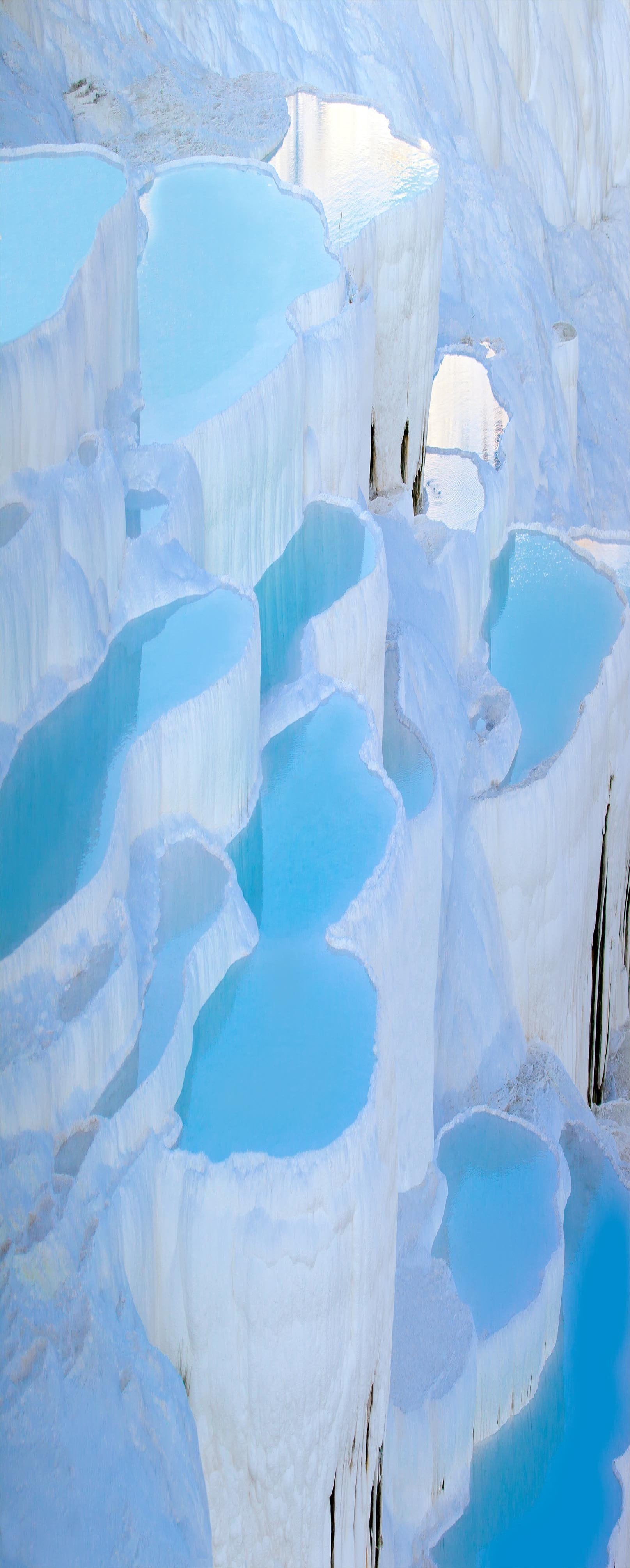 3D Iceberg Lakes 1313 Stair Risers Wallpaper AJ Wallpaper 