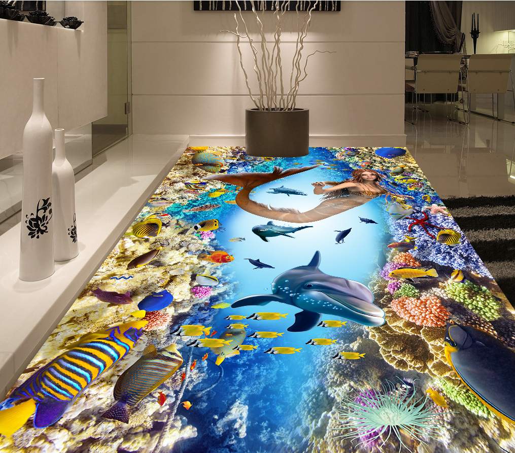 3D Ocean World 532 Floor Mural  Wallpaper Murals Rug & Mat Print Epoxy waterproof bath floor
