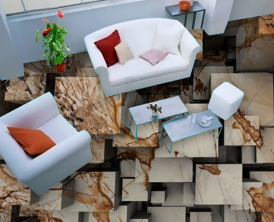 3D Old Brick 155 Floor Mural Wallpaper AJ Wallpaper 2 