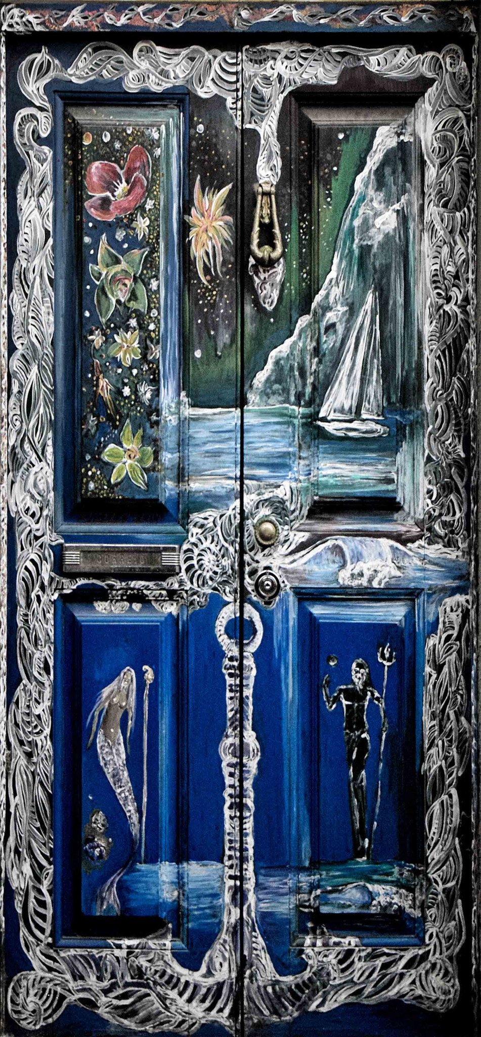 3D Gate Graffiti Patterns 04 Door Mural Wallpaper AJ Wallpaper 