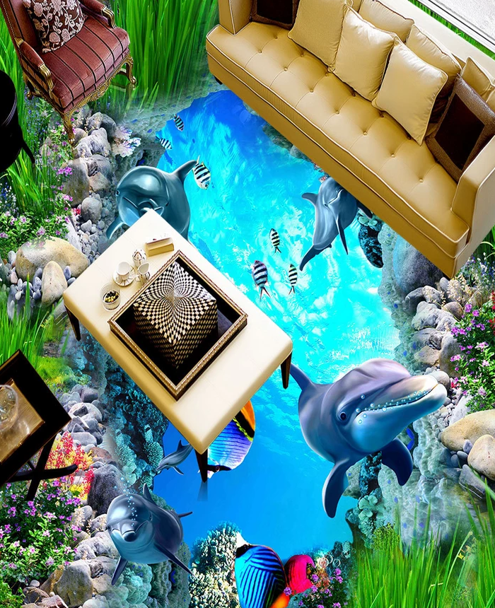 3D Underwater World 534 Floor Mural  Wallpaper Murals Rug & Mat Print Epoxy waterproof bath floor