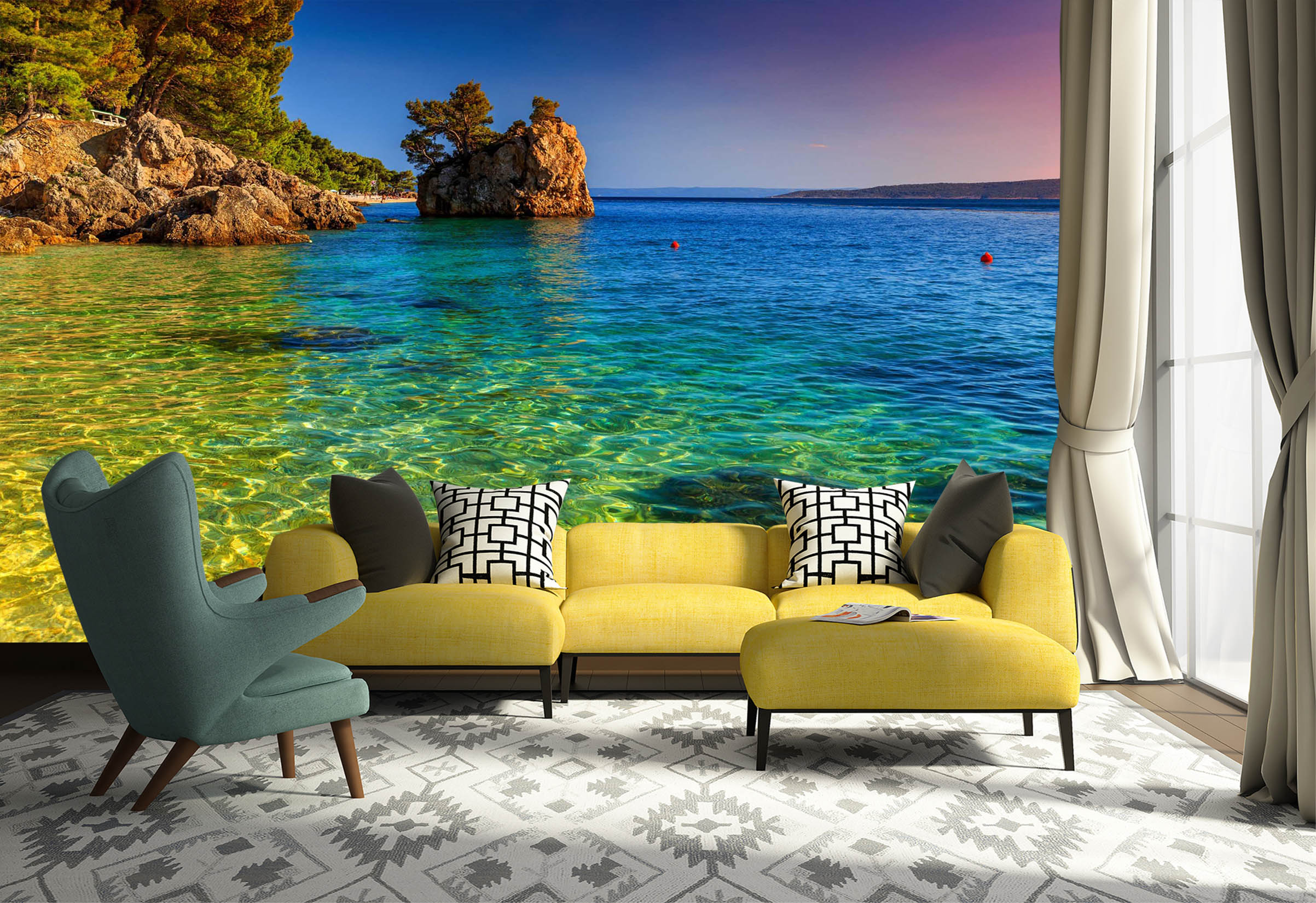 3D Crystal Clear Water 1002 Wall Murals