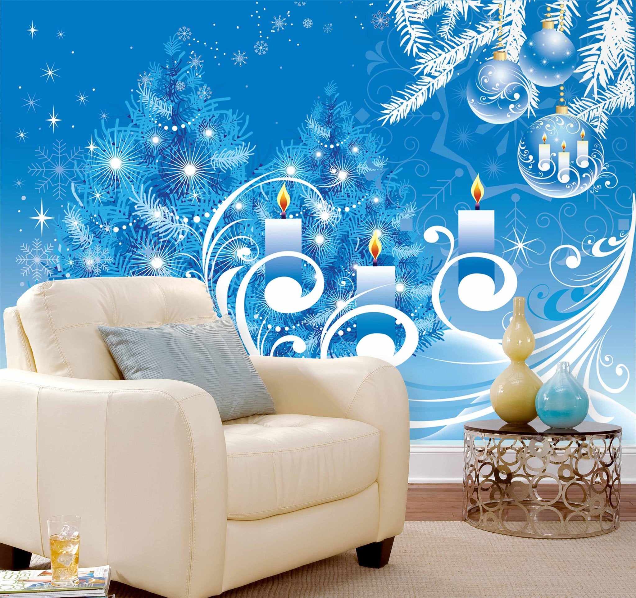 3D Christmas Candle 556 Wallpaper AJ Wallpaper 
