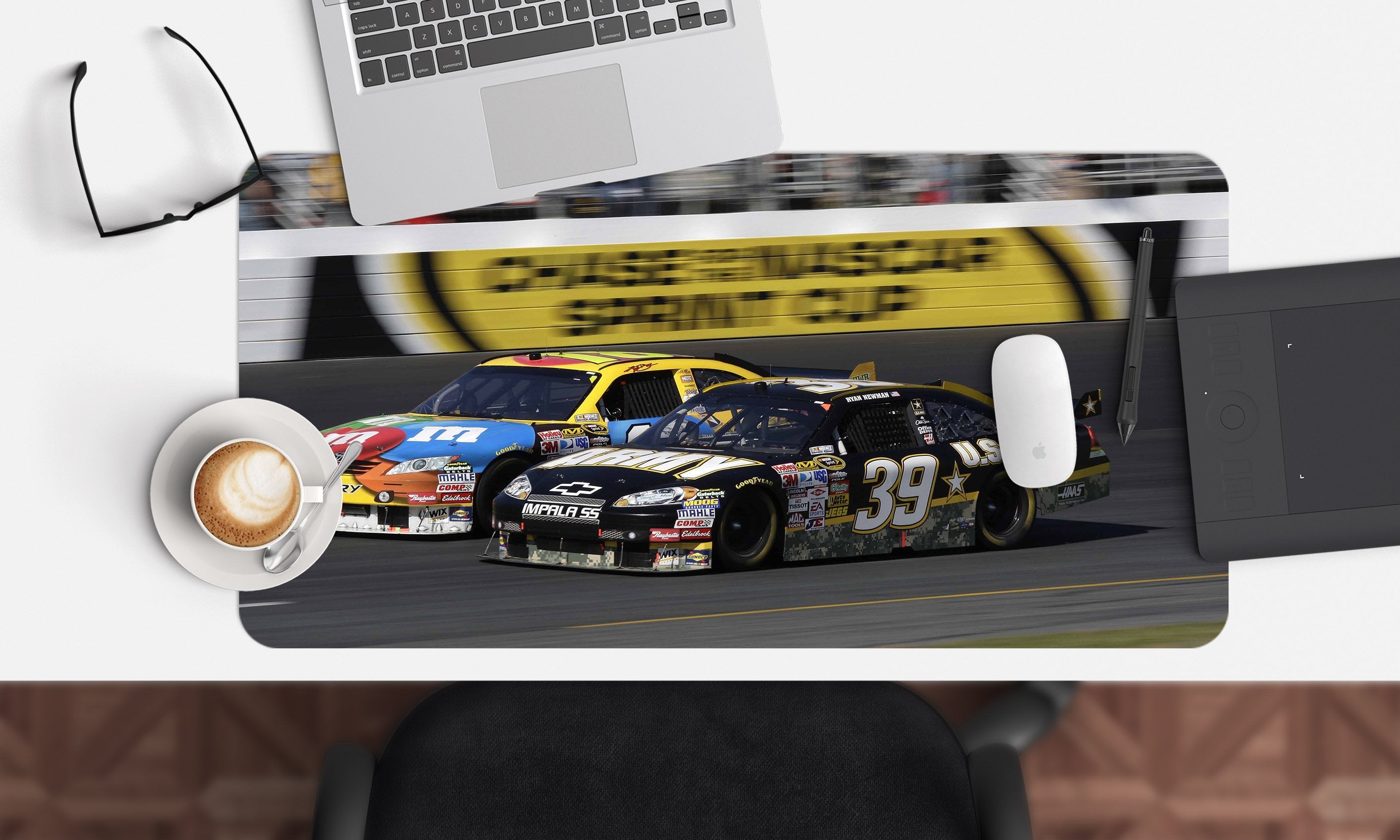 3D Racing Game 126 Desk Mat Mat AJ Creativity Home 