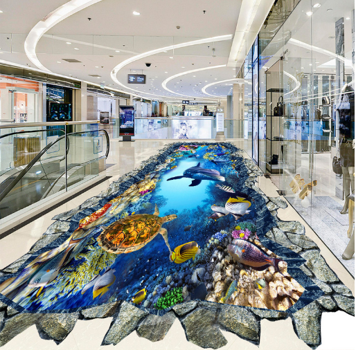 3D Colorful And Diverse 307 Floor Mural Wallpaper AJ Wallpaper 2 