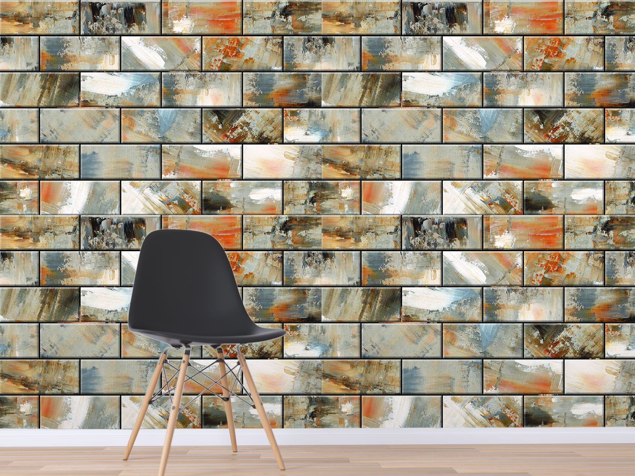 3D Brick Color Painting 40 Wallpaper AJ Wallpaper 