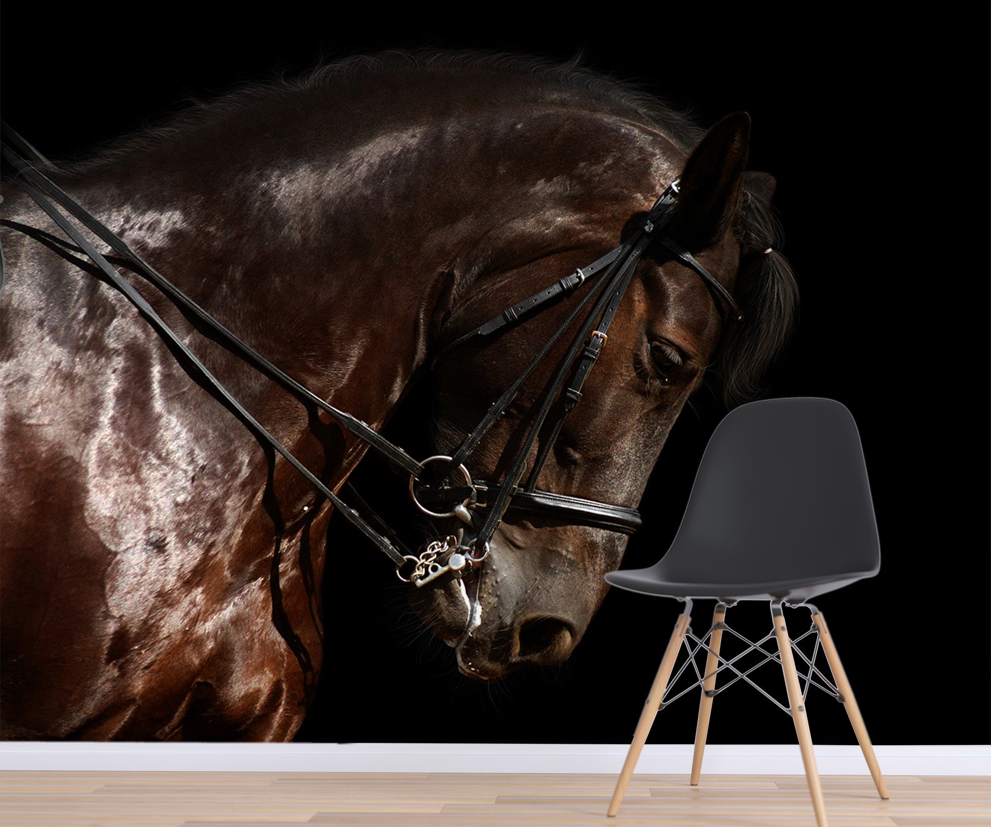 3D Horse Head 198 Wall Murals