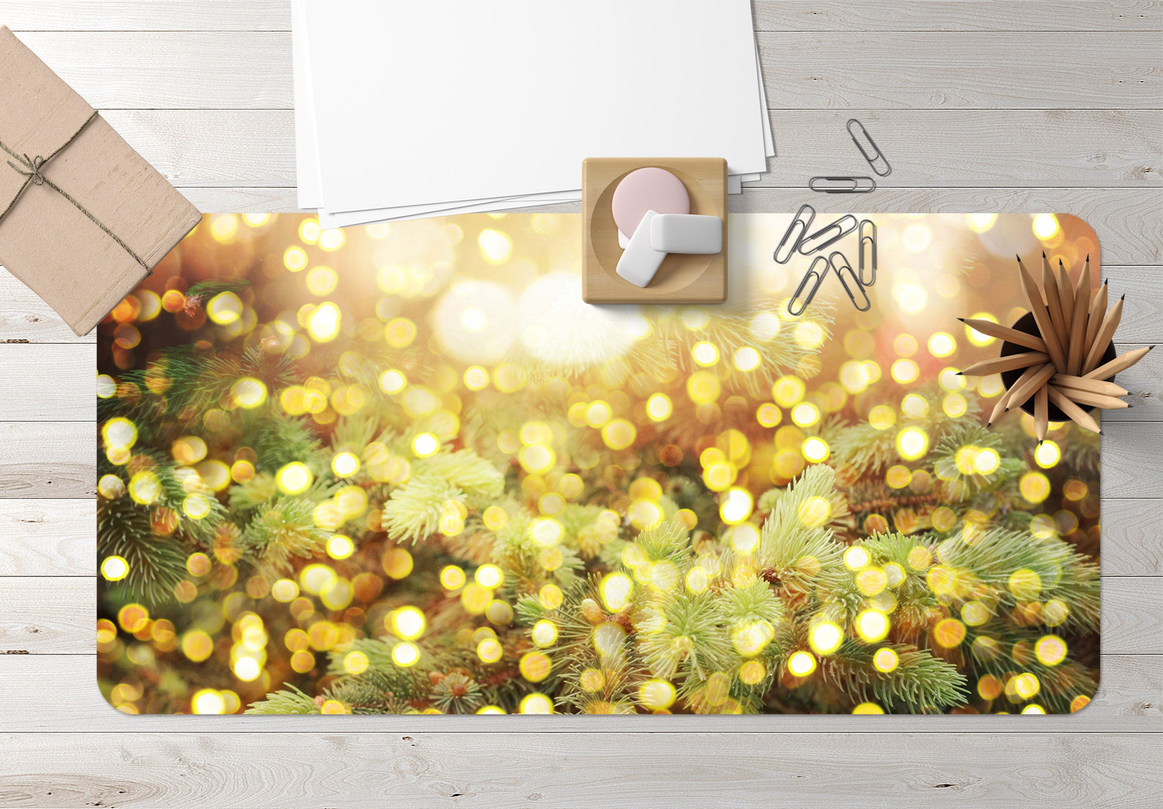 3D Aperture 53173 Christmas Desk Mat Xmas