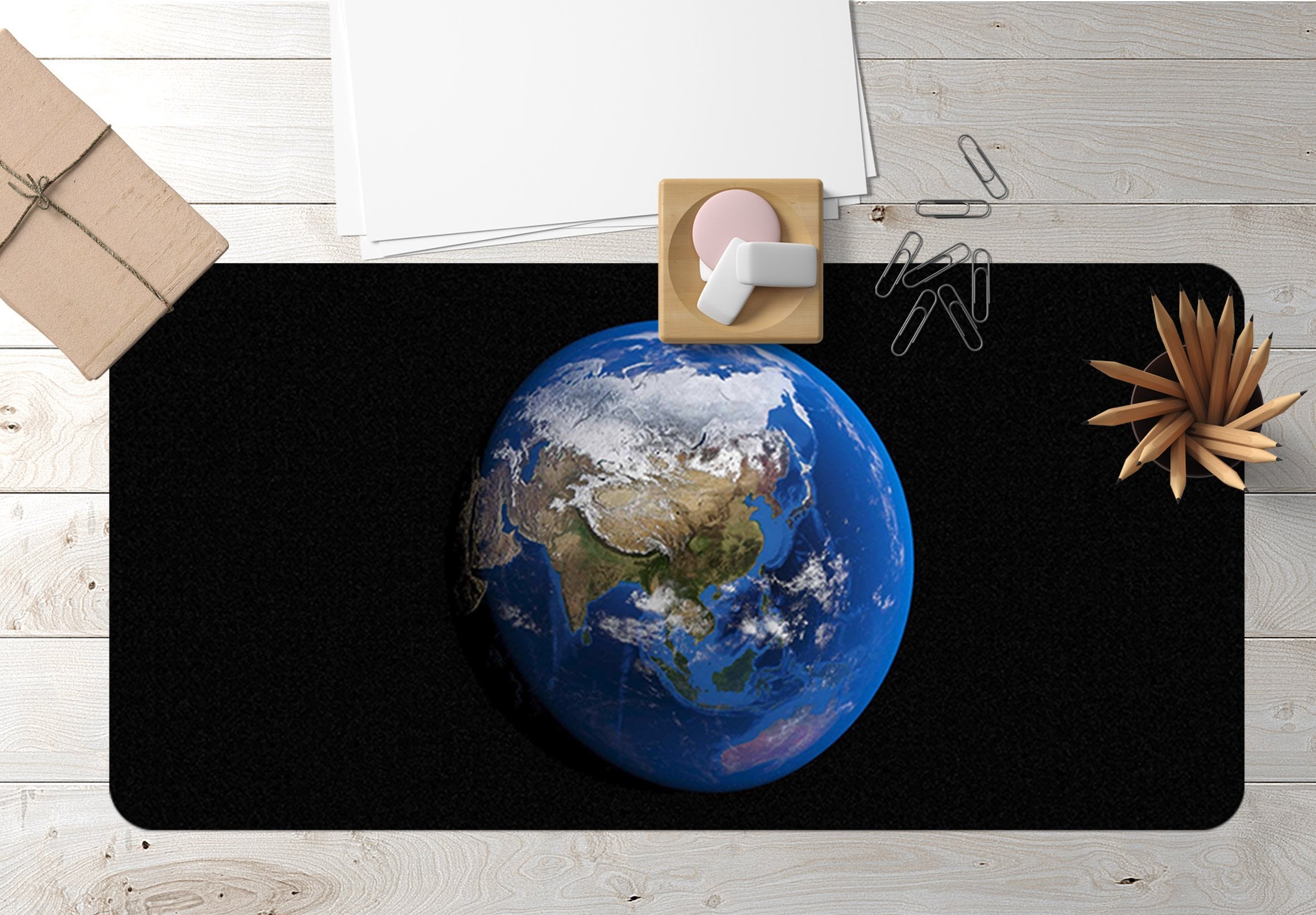 3D Lonely Earth 067 Desk Mat Mat AJ Creativity Home 