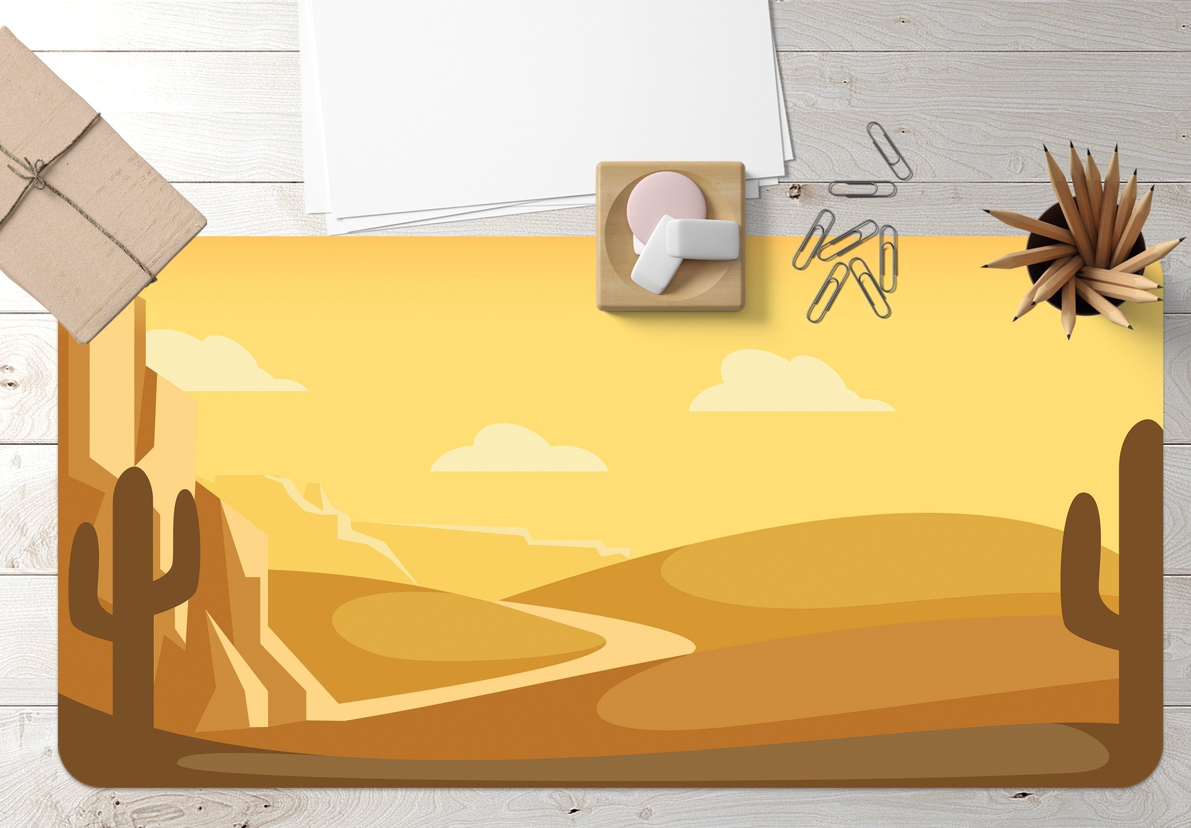 3D Dusk Mountain 201 Desk Mat Mat AJ Creativity Home 