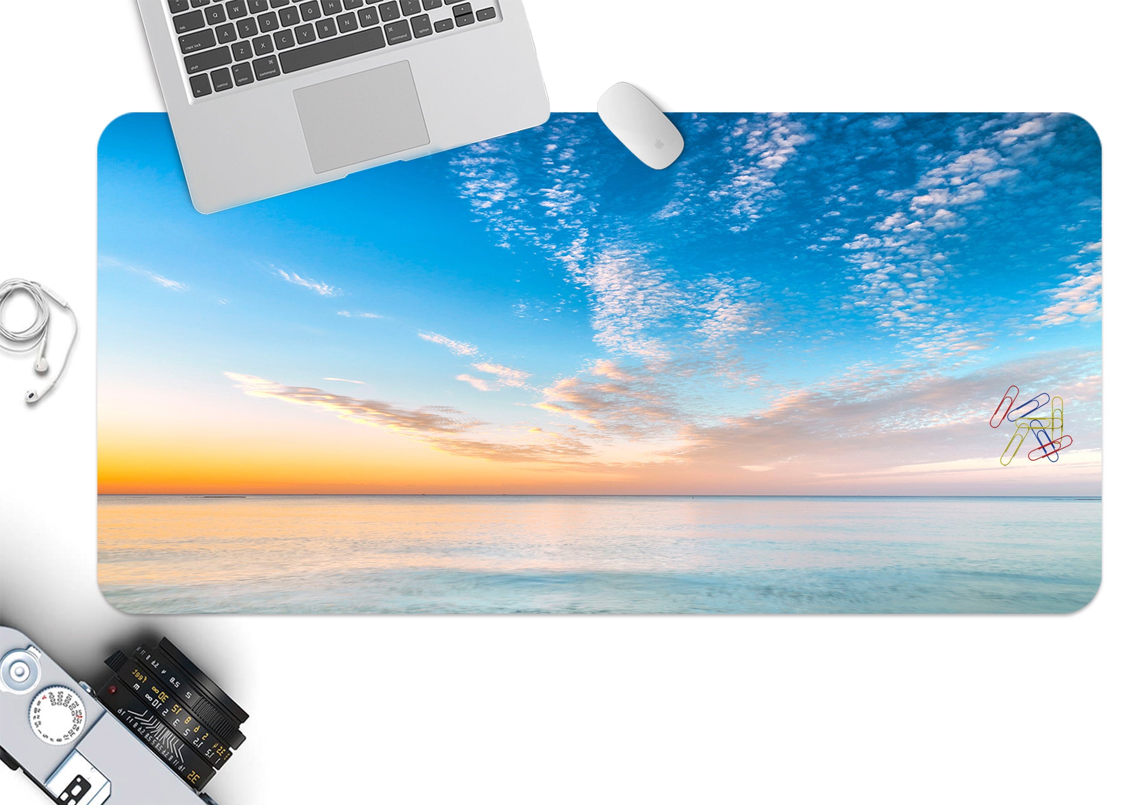 3D Sky Ocean 123129 Assaf Frank Desk Mat