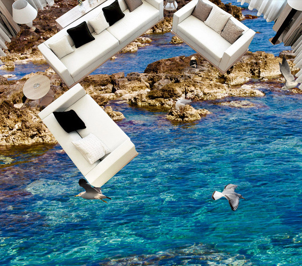 3D Ocean Reef 610 Floor Mural  Wallpaper Murals Rug & Mat Print Epoxy waterproof bath floor