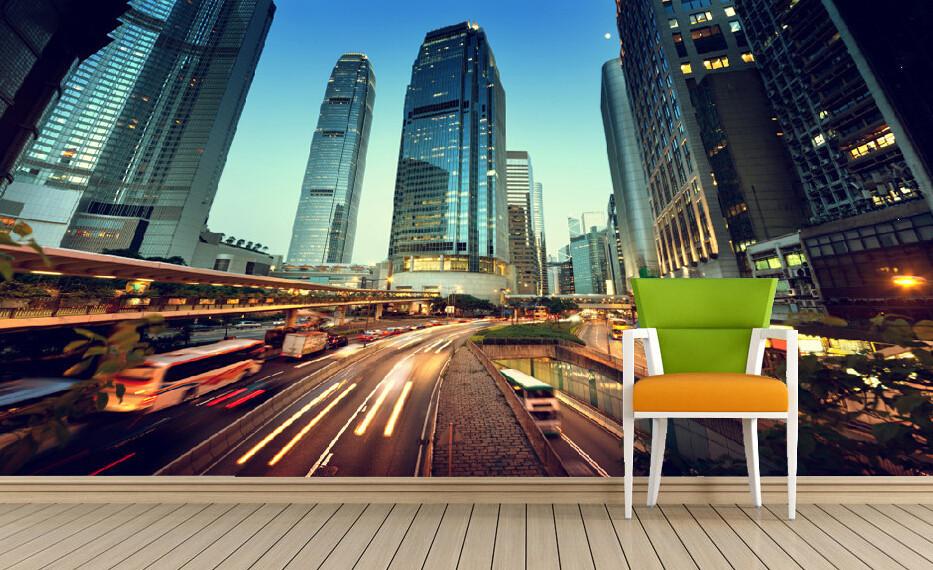 Busy City Wallpaper AJ Wallpapers 