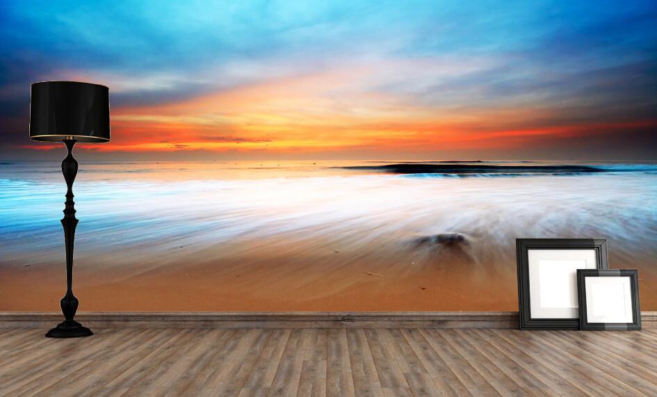 Beach Sunset Wallpaper AJ Wallpaper 