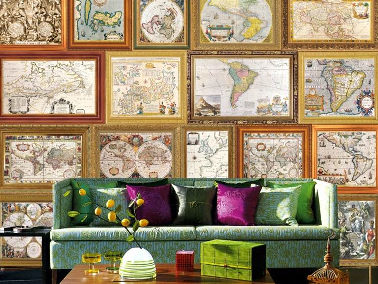 World Maps Wallpaper AJ Wallpaper 