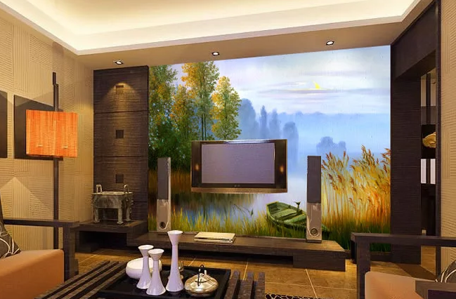 Riverside Scenery 2 Wallpaper AJ Wallpaper 