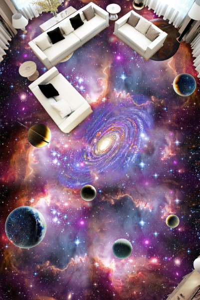 3D Cosmic Galaxy 293 Floor Mural  Wallpaper Murals Rug & Mat Print Epoxy waterproof bath floor