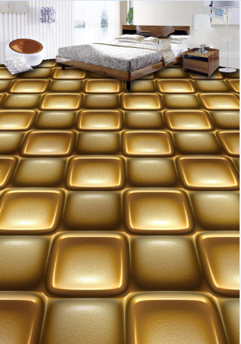 3D Metal Square Floor Mural Wallpaper AJ Wallpaper 2 