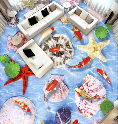 3D Free Pond 0224 Floor Mural  Wallpaper Murals Rug & Mat Print Epoxy waterproof bath floor
