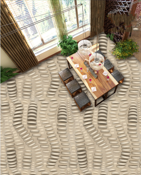 3D Curve Staggered 502 Floor Mural  Wallpaper Murals Rug & Mat Print Epoxy waterproof bath floor