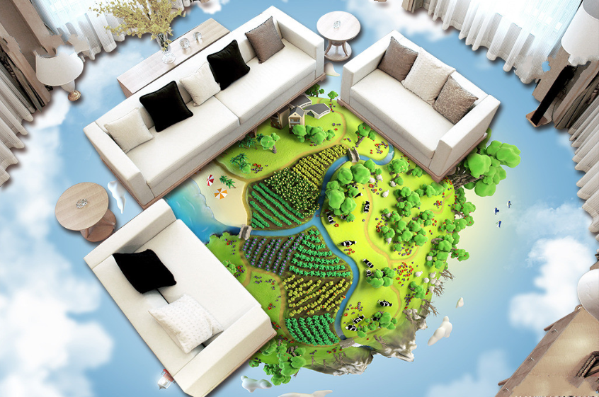 3D Rich Farm 472 Floor Mural  Wallpaper Murals Rug & Mat Print Epoxy waterproof bath floor