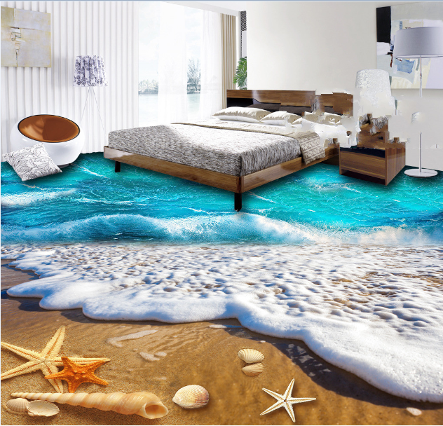 3D Surf Beach 441 Floor Mural  Wallpaper Murals Rug & Mat Print Epoxy waterproof bath floor