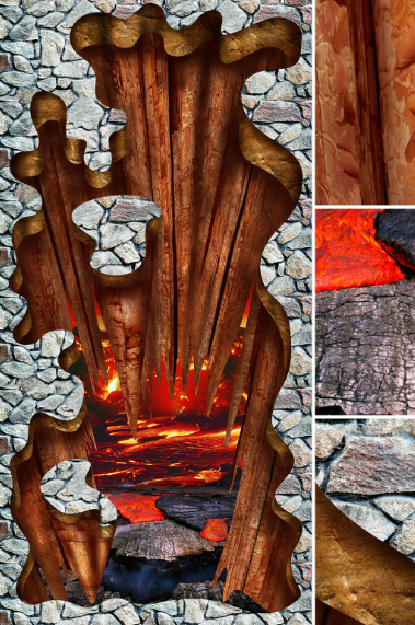 3D Crust Floor Mural Wallpaper AJ Wallpaper 2 