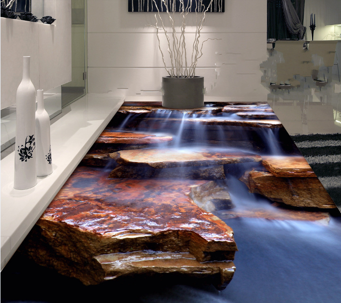 3D Light Stone 425 Floor Mural  Wallpaper Murals Rug & Mat Print Epoxy waterproof bath floor