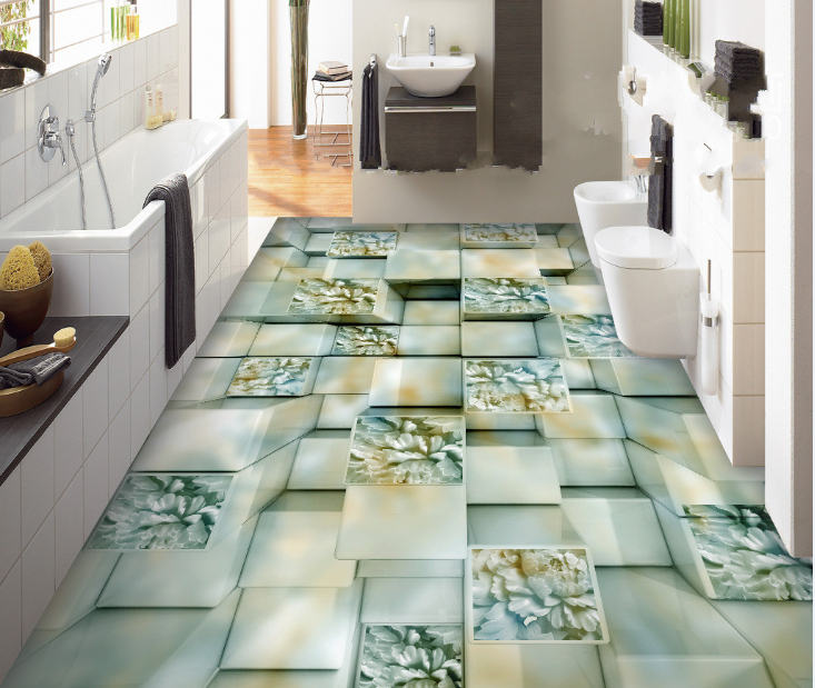 3D Hierarchical Carving 412 Floor Mural  Wallpaper Murals Rug & Mat Print Epoxy waterproof bath floor