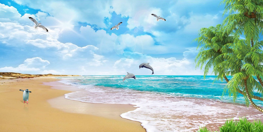 Funny Beach Wallpaper AJ Wallpaper 2 