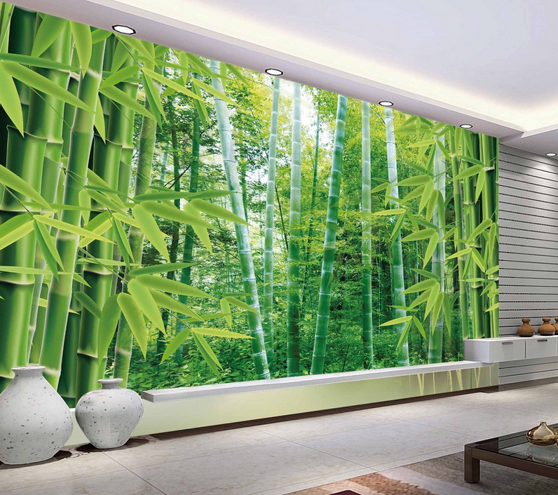 Lush Bamboo Forest Wallpaper AJ Wallpaper 