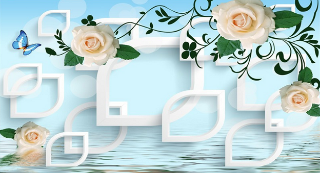 Fresh Blossoms And Patterns Wallpaper AJ Wallpaper 