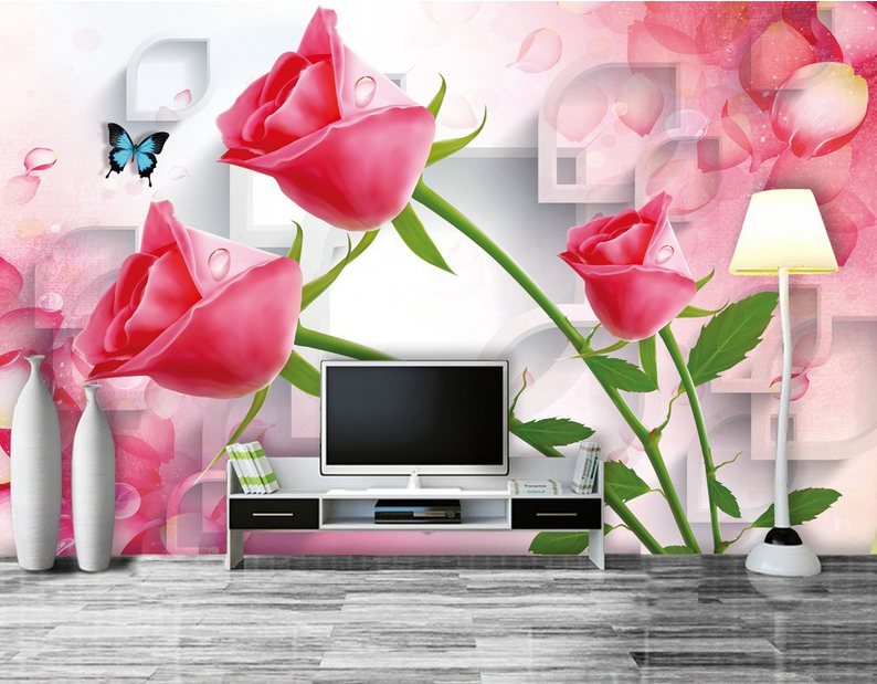 Fresh Red Roses Wallpaper AJ Wallpaper 